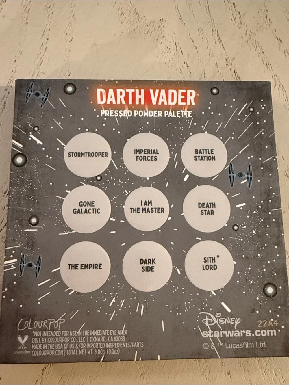 ColourPop Disney special edition makeup eyeshadow sets